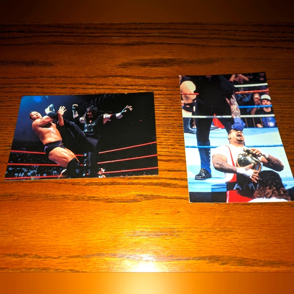 The Undertaker WWF Wrestlemania Live! 4" x 6" PhotoCards Set